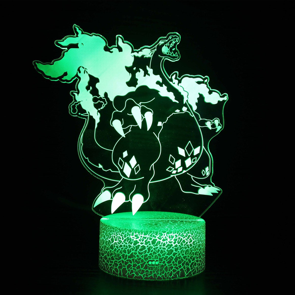 Dynamax Charizard 3D LED lamp on a stand – Lava Stand, Remote Control