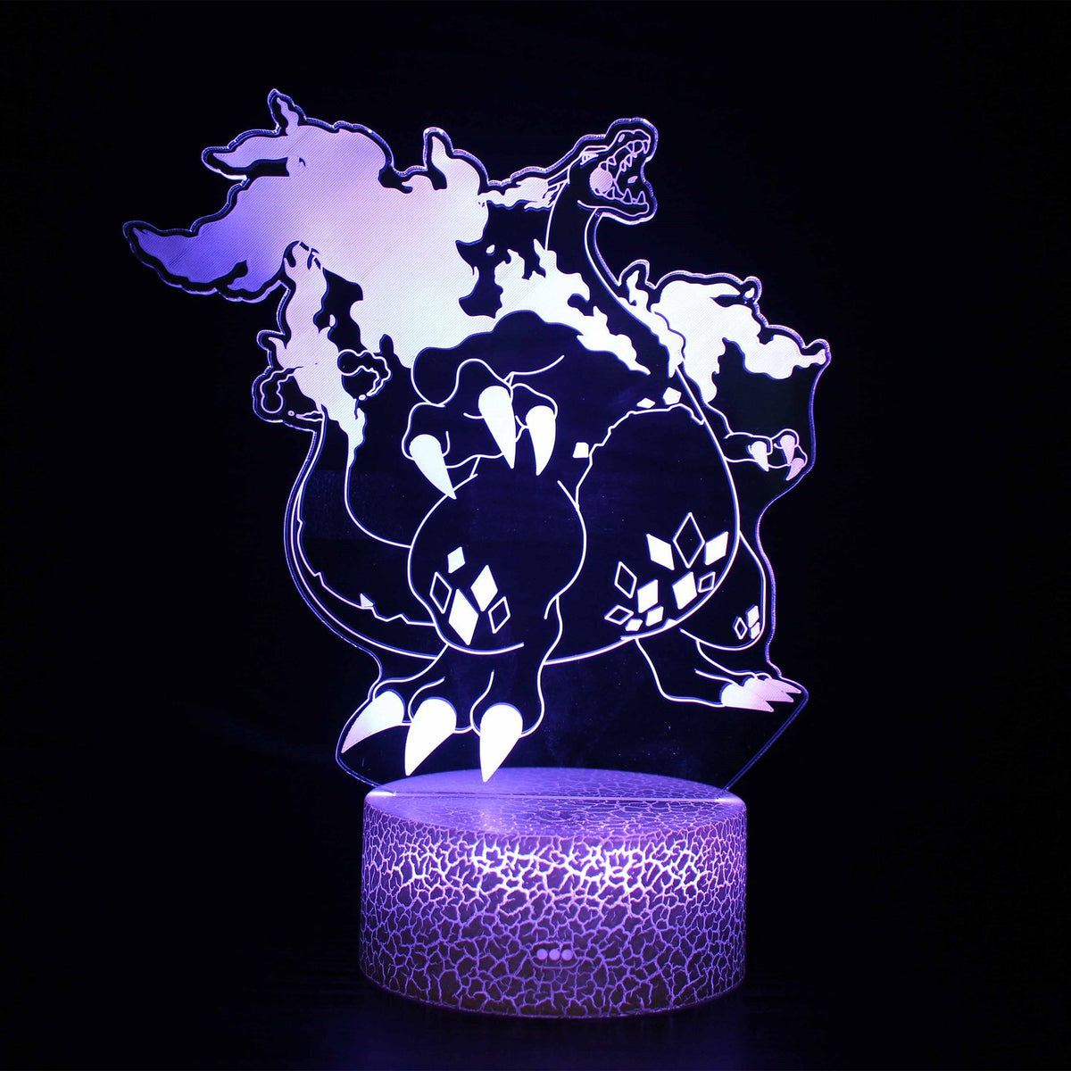 Dynamax Charizard 3D LED lamp on a stand – Lava Stand, Touch Control