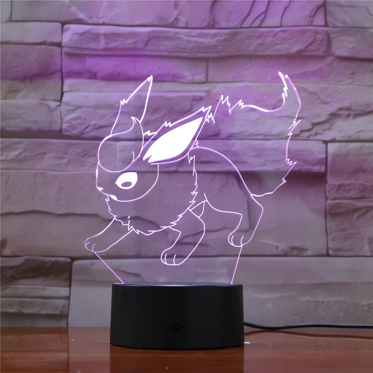 Eevee 3D LED lamp with colour-changing light – Flareon