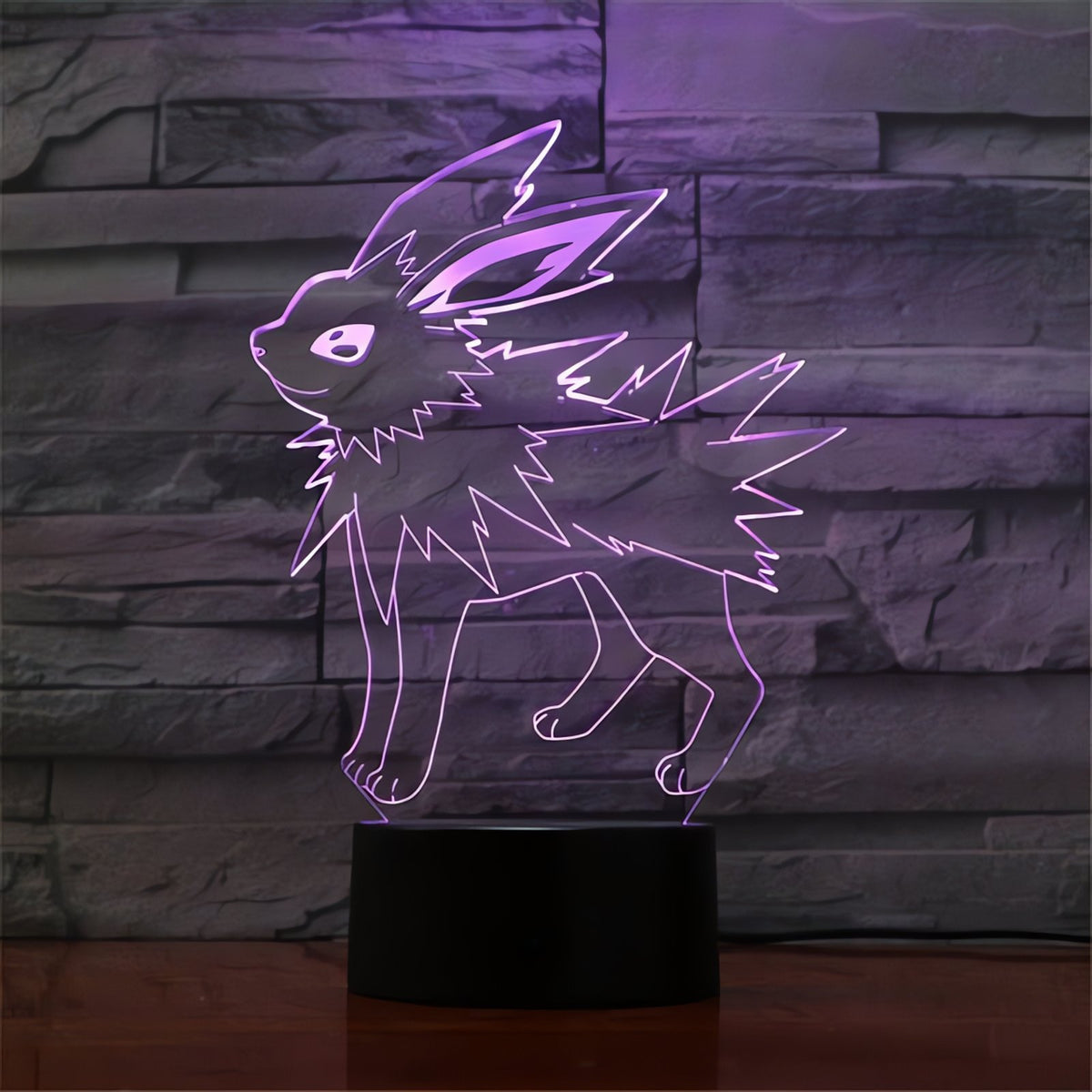 Eevee 3D LED lamp with colour-changing light – Jolteon