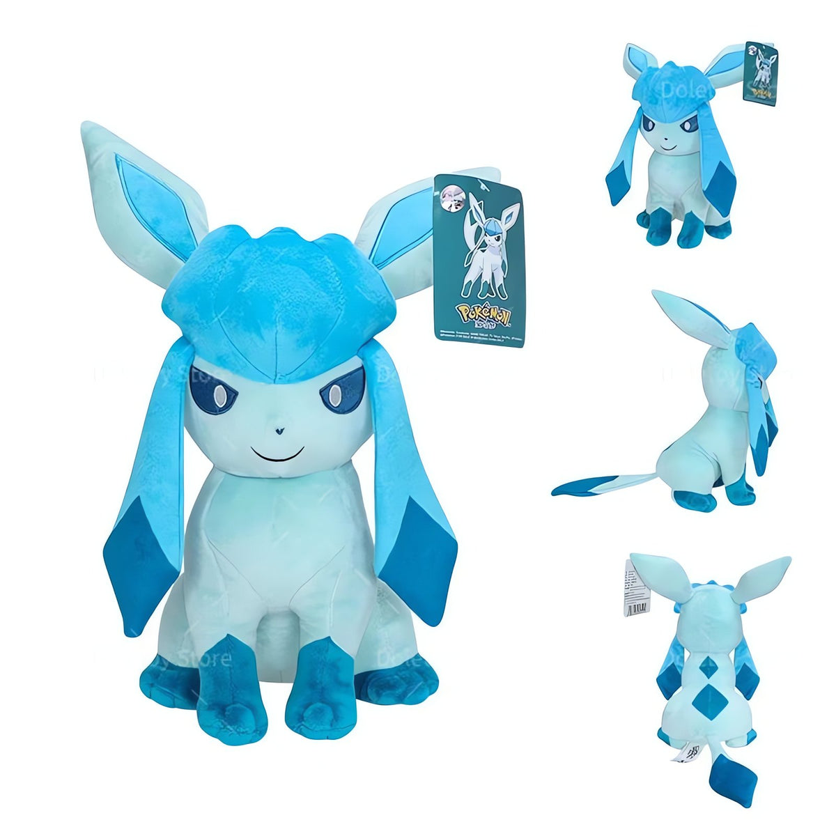 Eevee and Eeveelution plush toys – Glaceon