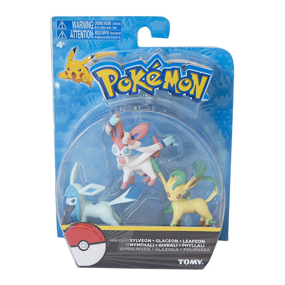 Eevee and Eevee evolution collectable figures – Sylveon, Glaceon & Leafeon