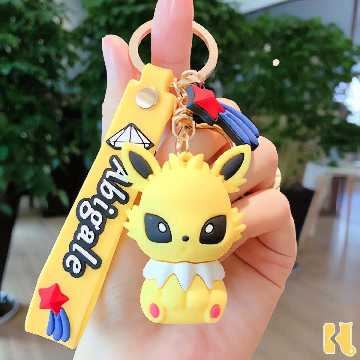 Eevee evolutions keyrings – Jolteon
