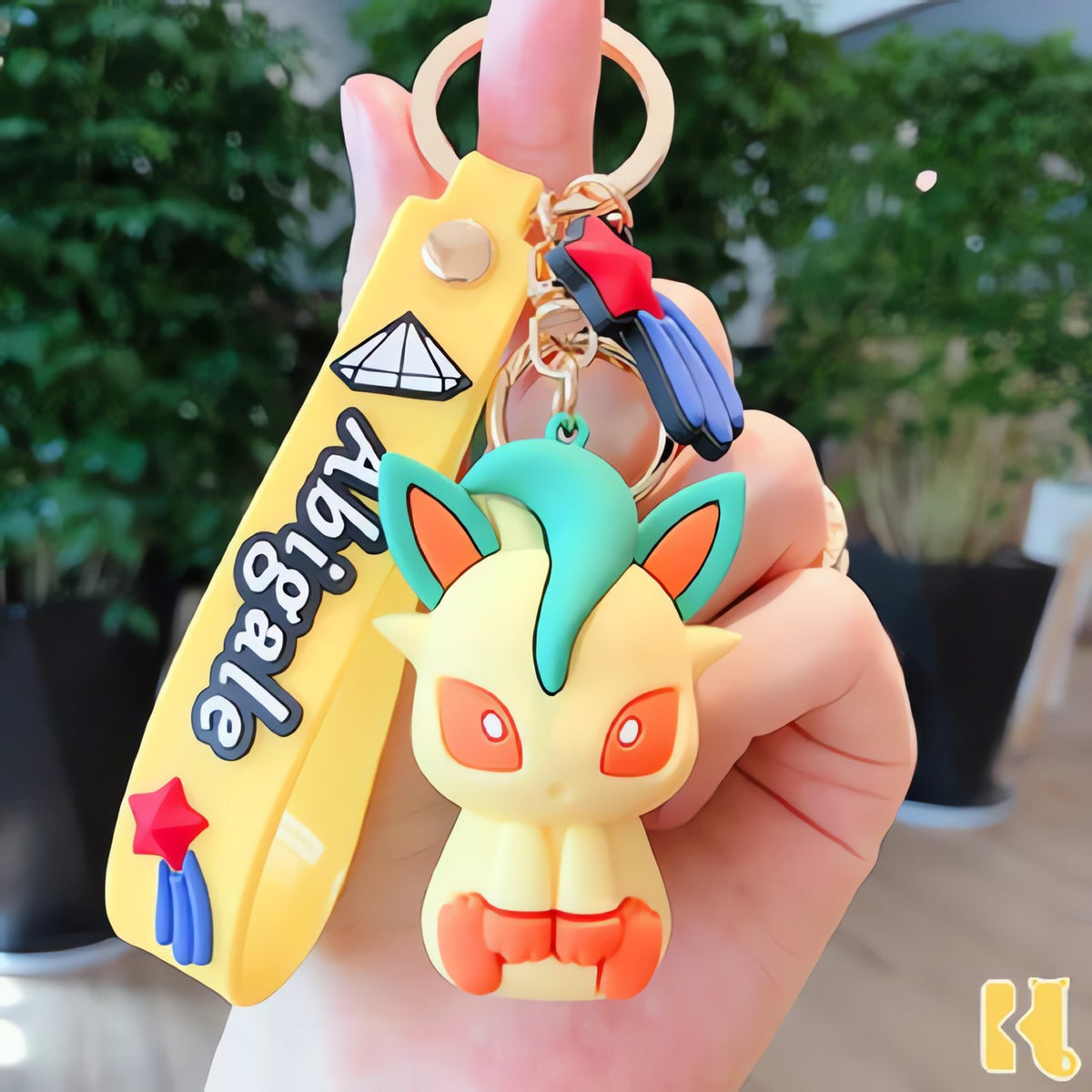 Eevee evolutions keyrings – Leafeon