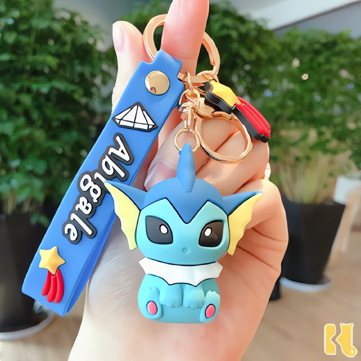 Eevee evolutions keyrings – Vaporeon