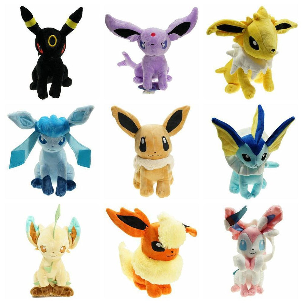 Eevee evolutions plush toys, 30cm