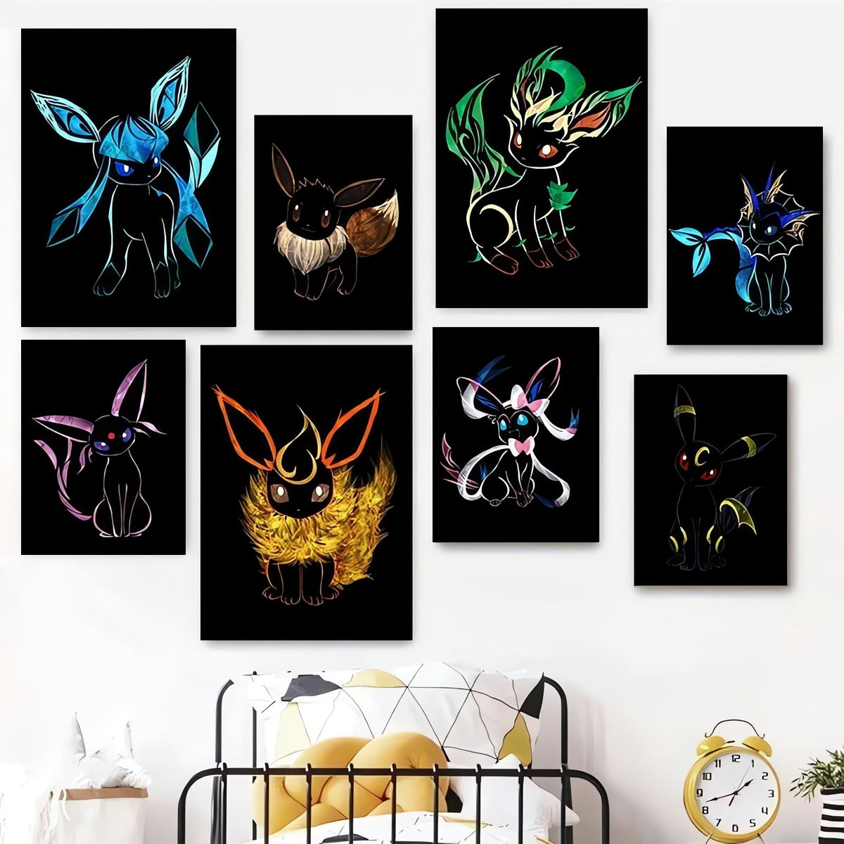 Abstract Eevee evolutions poster – photo 2