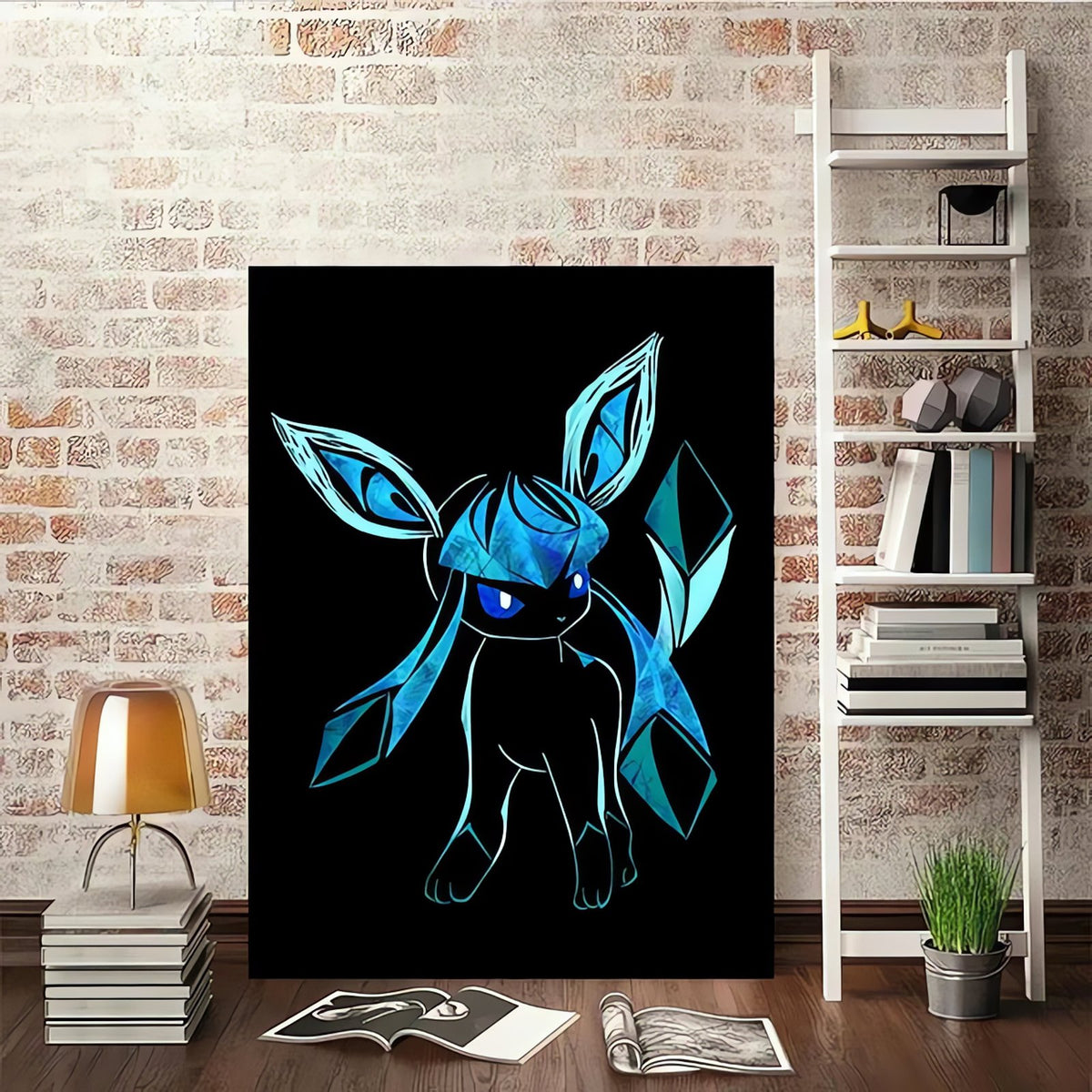 Abstract Eevee evolutions poster – Glaceon