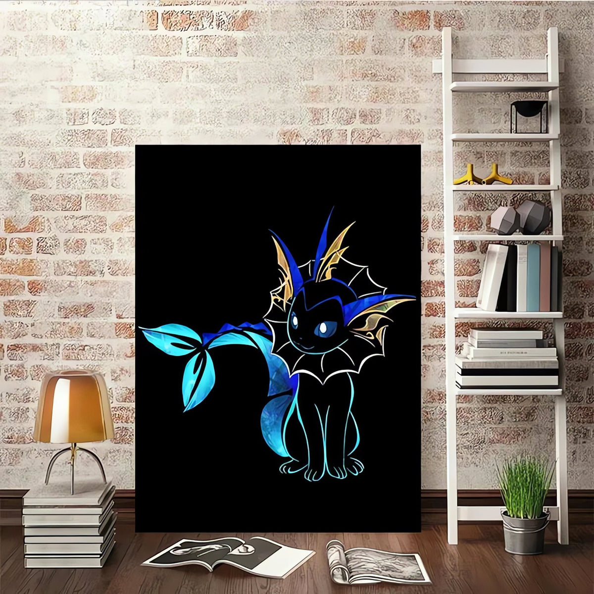 Abstract Eevee evolutions poster – Vaporeon
