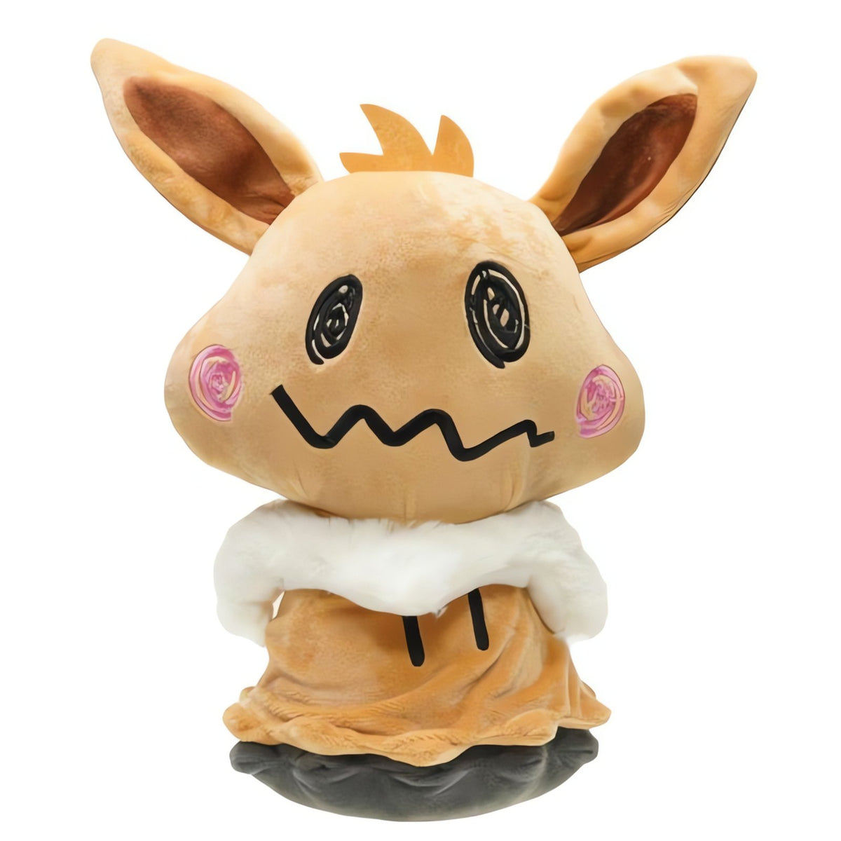 Eevee and Mimikyu cosplay plush toys in several colours – 28-30cm