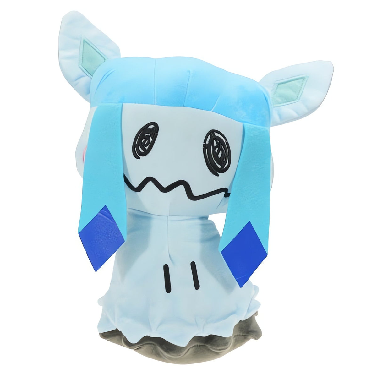 Eevee and Mimikyu cosplay plush toys in several colours – 28-30cm