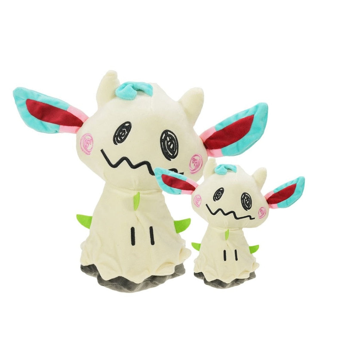 Eevee and Mimikyu cosplay plush toys in several colours – photo 6