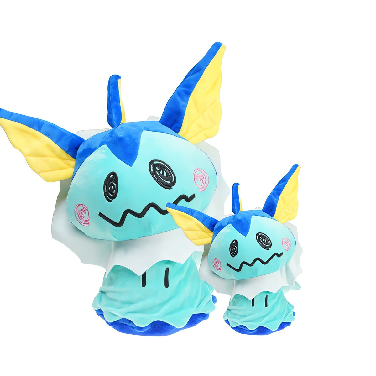 Eevee and Mimikyu cosplay plush toys in several colours – photo 7