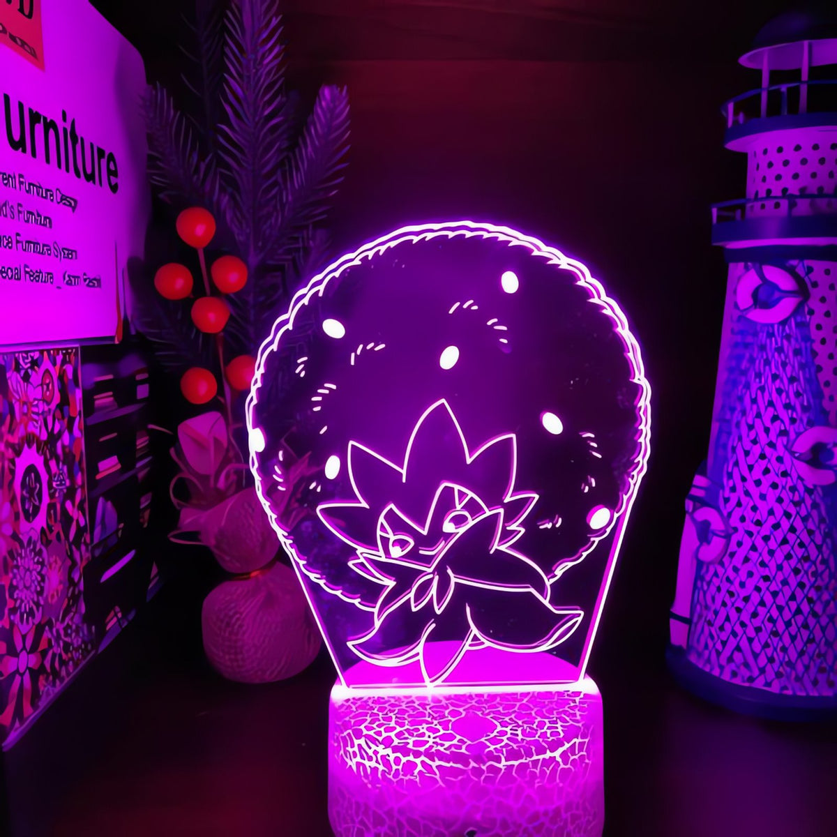 Eldegoss 3D LED night light – photo 2