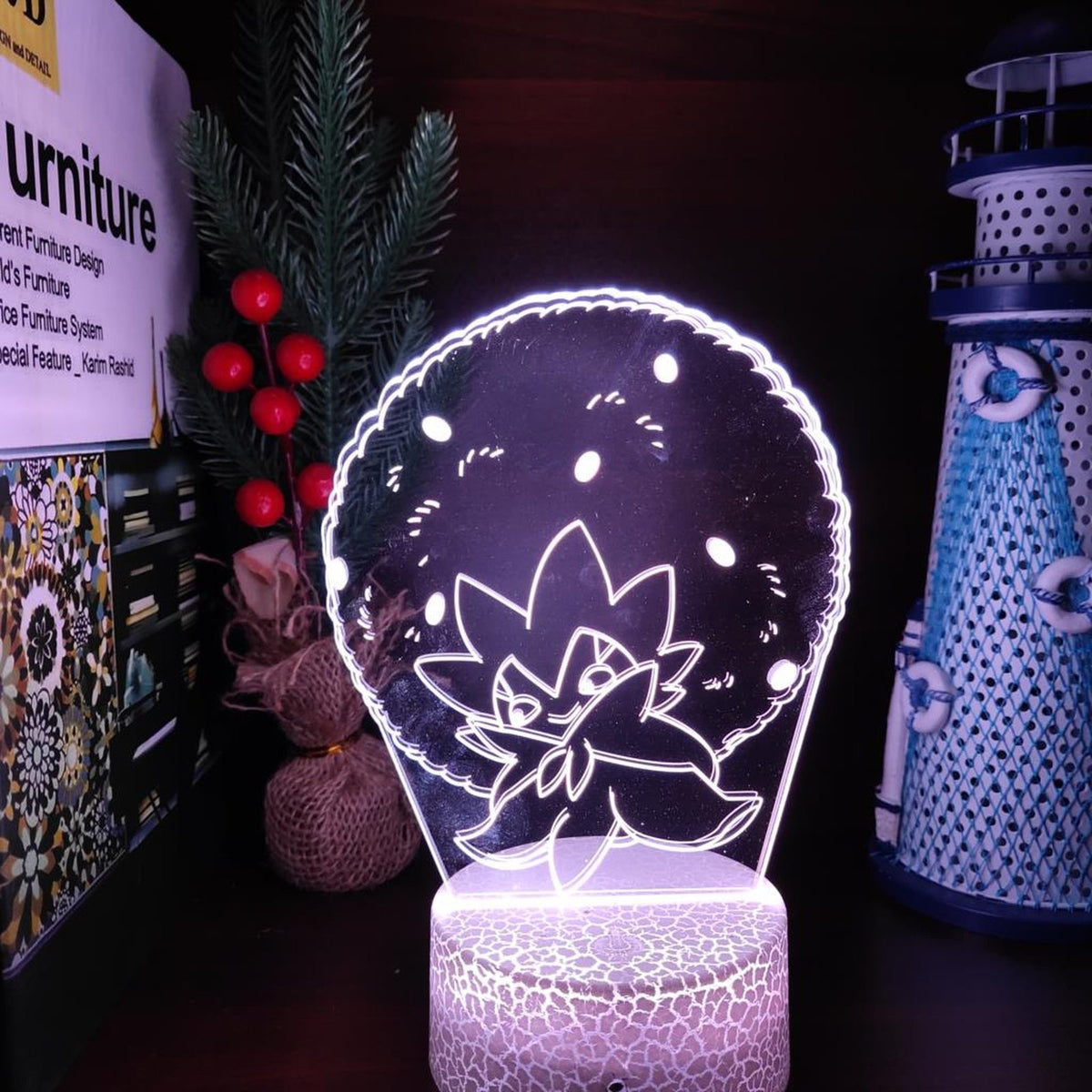 Eldegoss 3D LED night light – photo 6