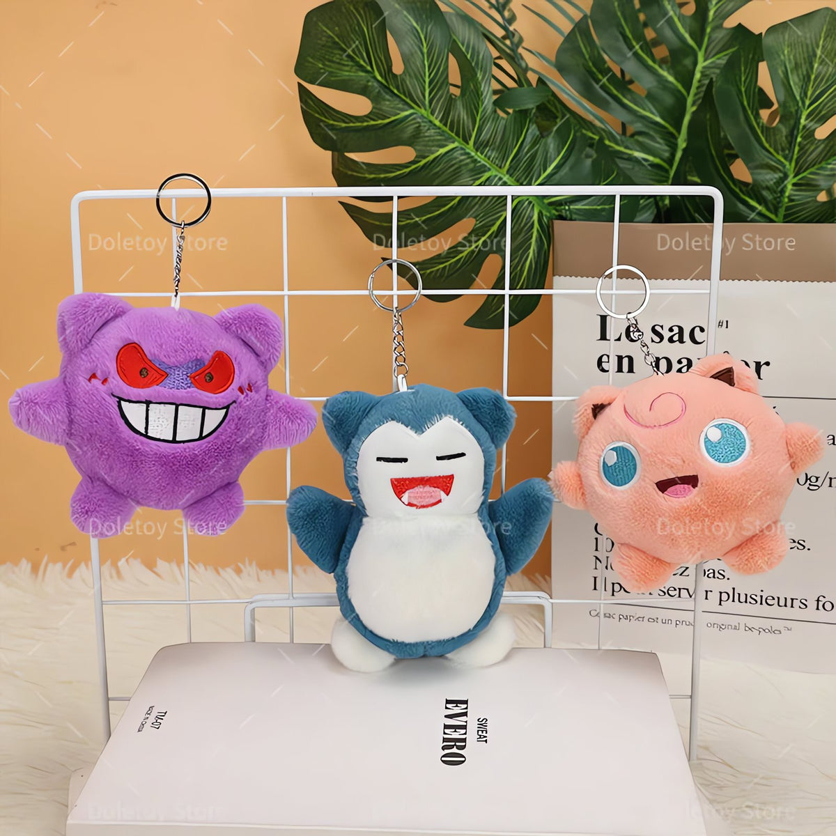 Fluffy Pokémon plush keyrings – photo 3