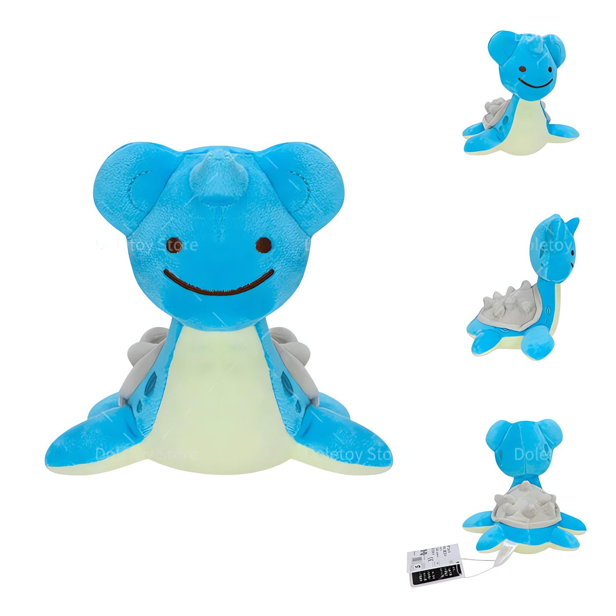 Fluffy Pokémon plush keyrings – Lapras 15cm