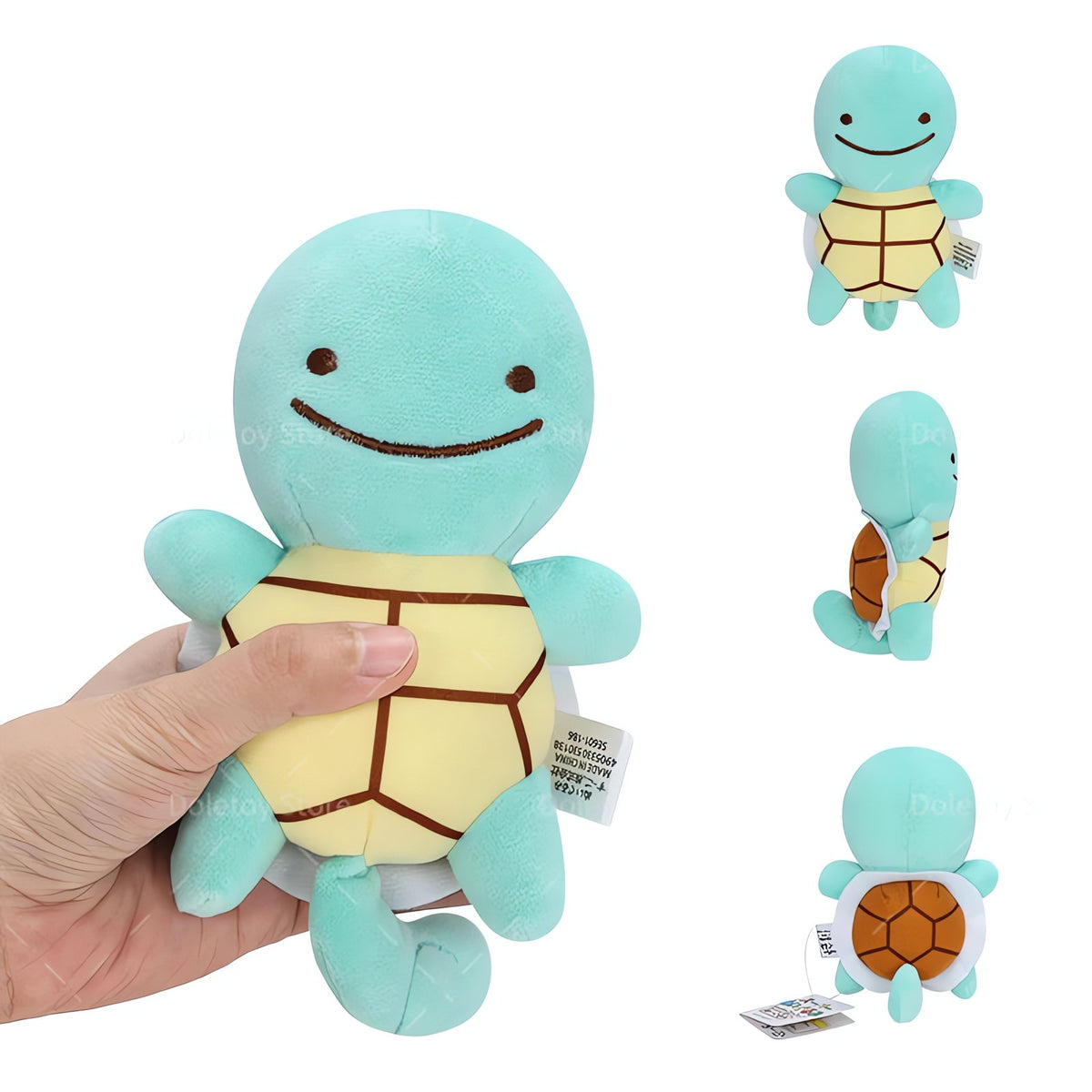 Fluffy Pokémon plush keyrings – Squirtle B 11cm