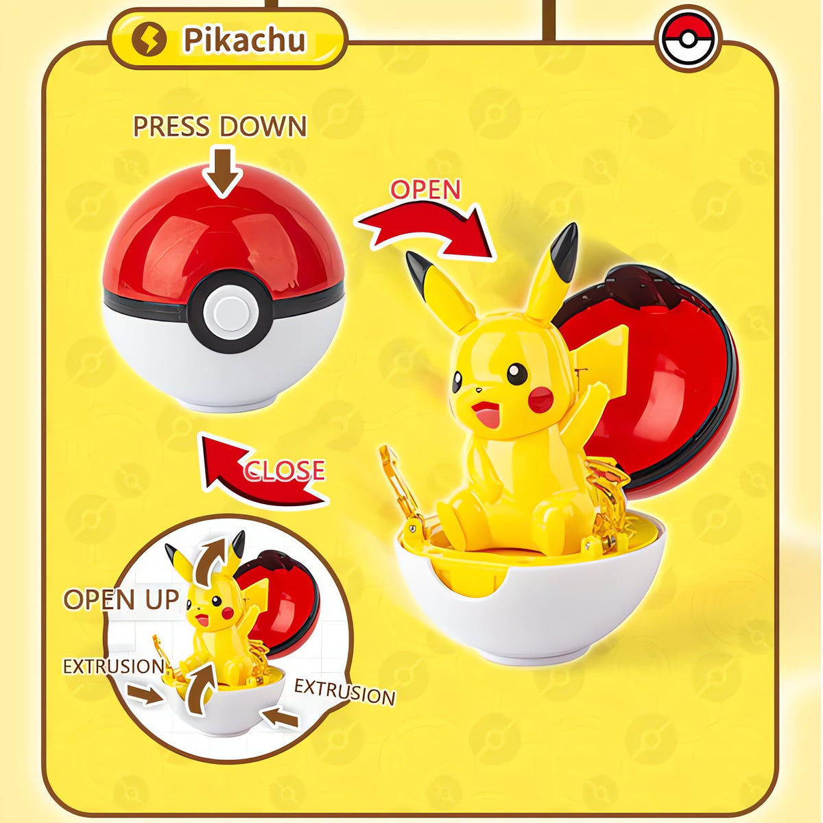 Poké Ball toy that unfolds into a Pokémon – photo 2