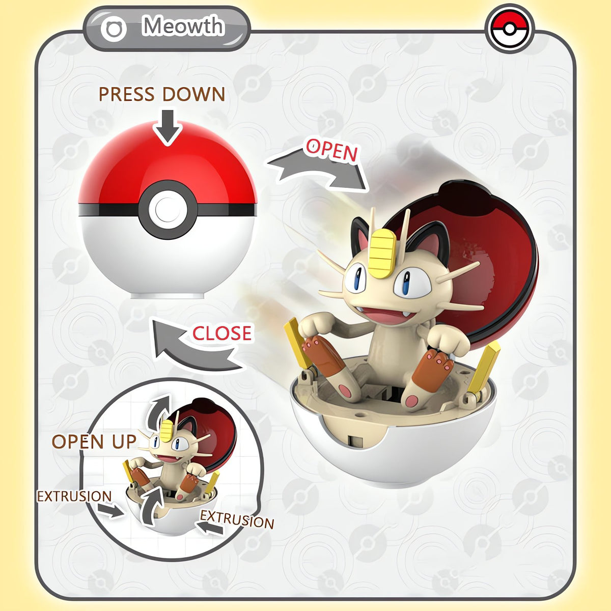 Poké Ball toy that unfolds into a Pokémon – photo 3