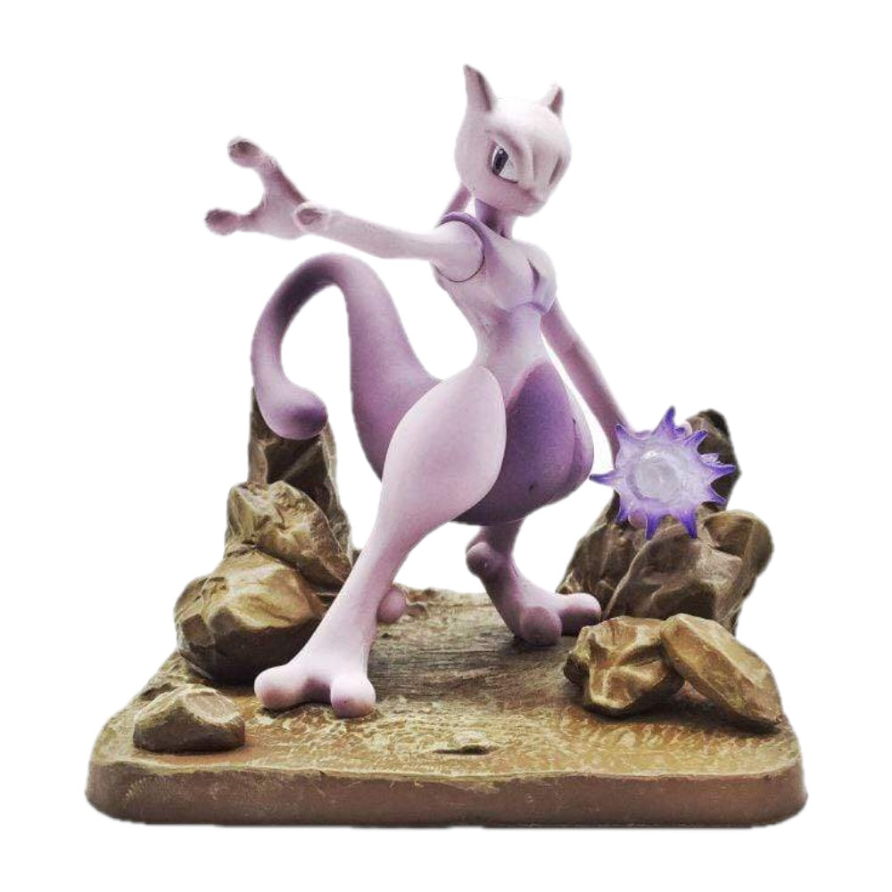Mewtwo Pokémon figure in its classic pose, 11cm