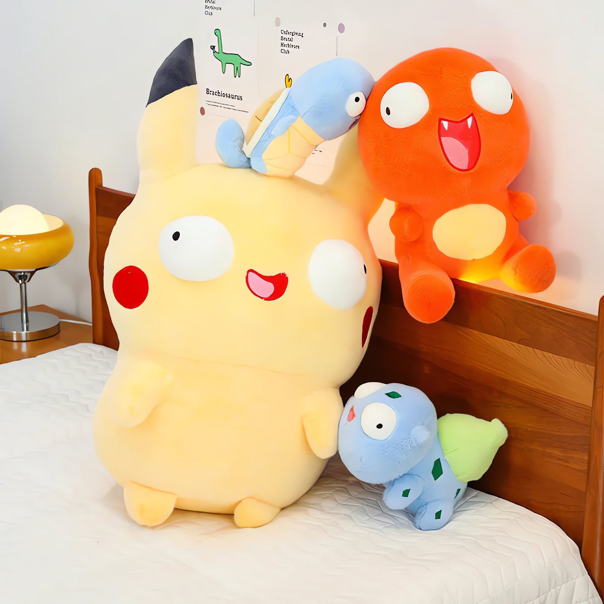Funny face Pokémon plush toys