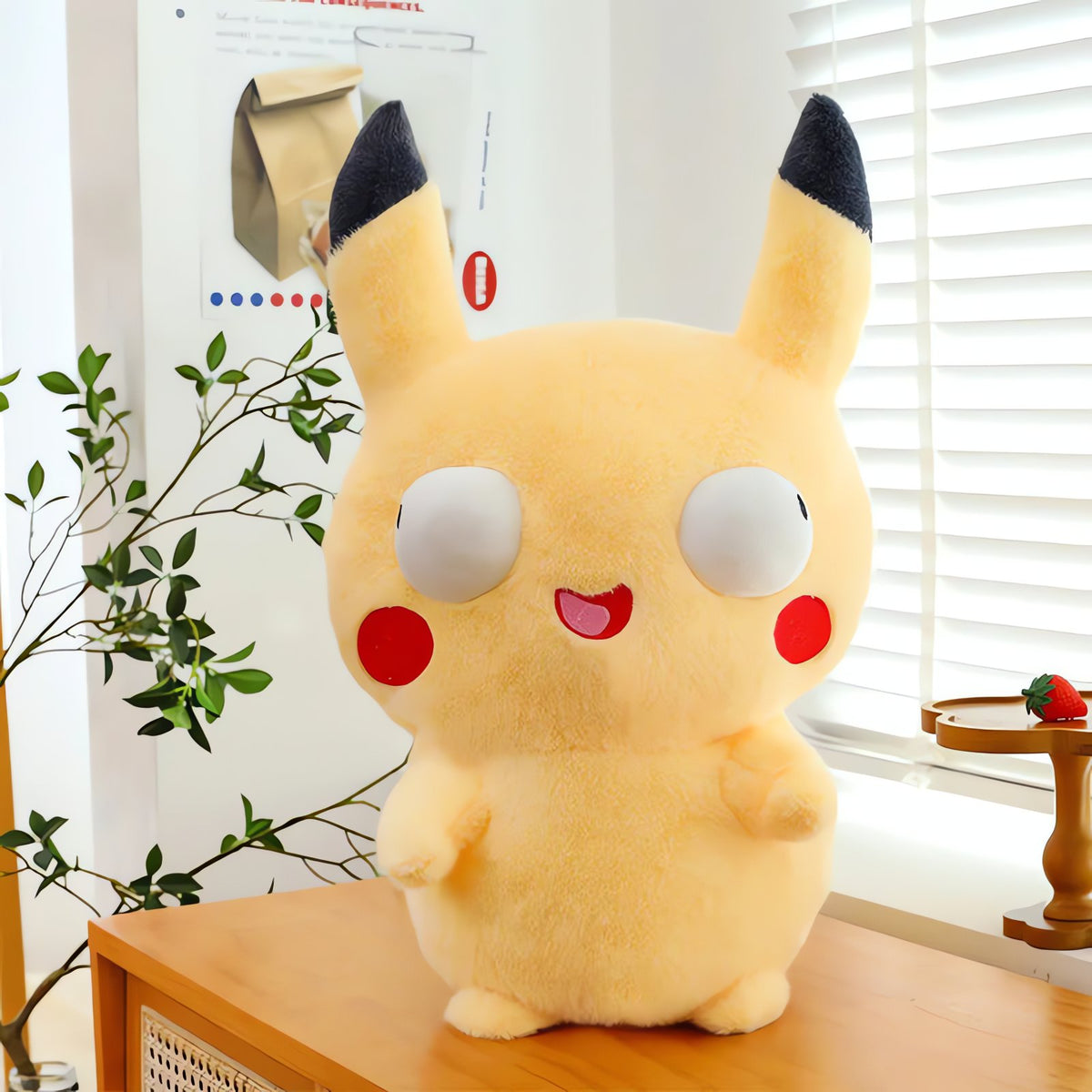Funny face Pokémon plush toys – Pikachu