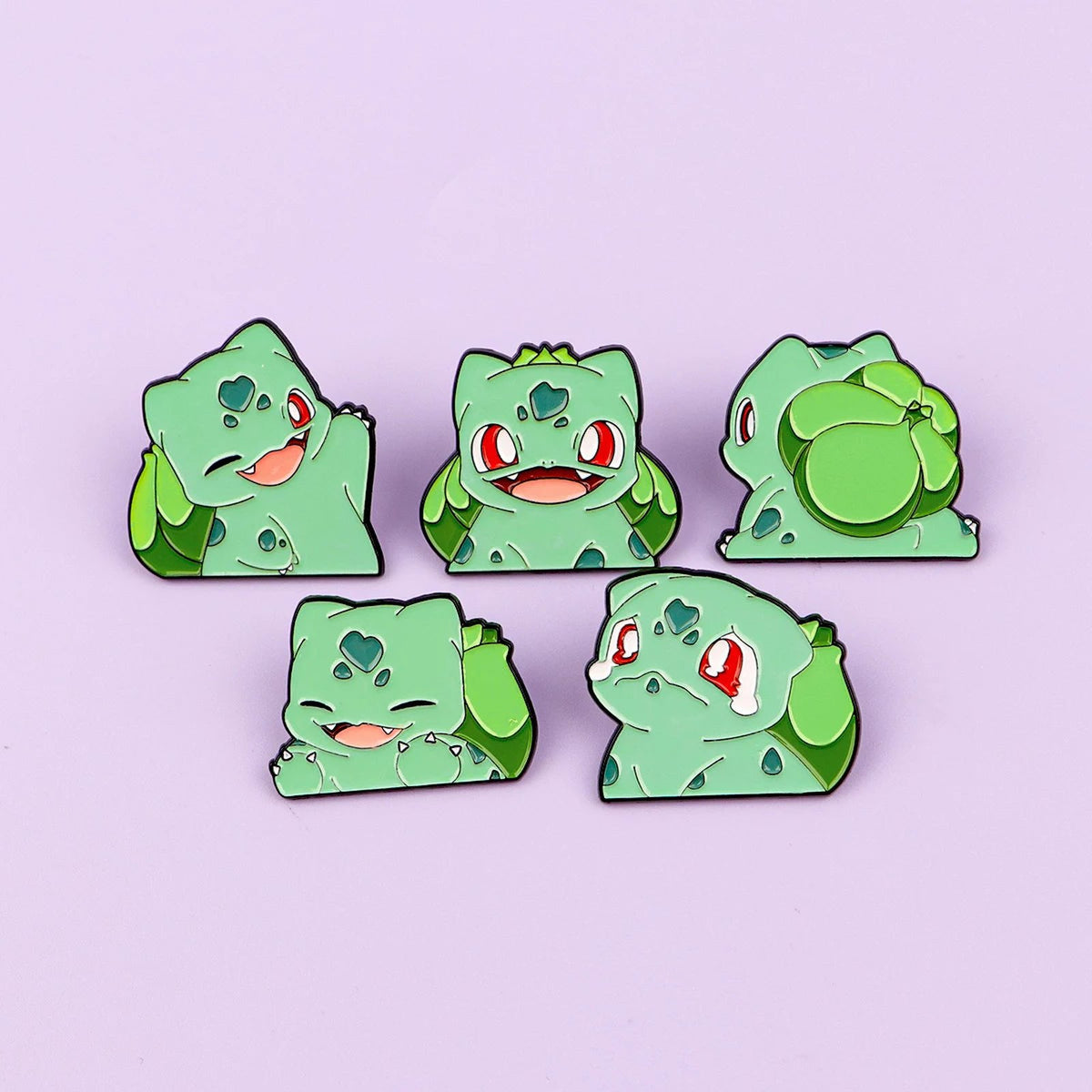 Set of five Pokémon pin badges – photo 2