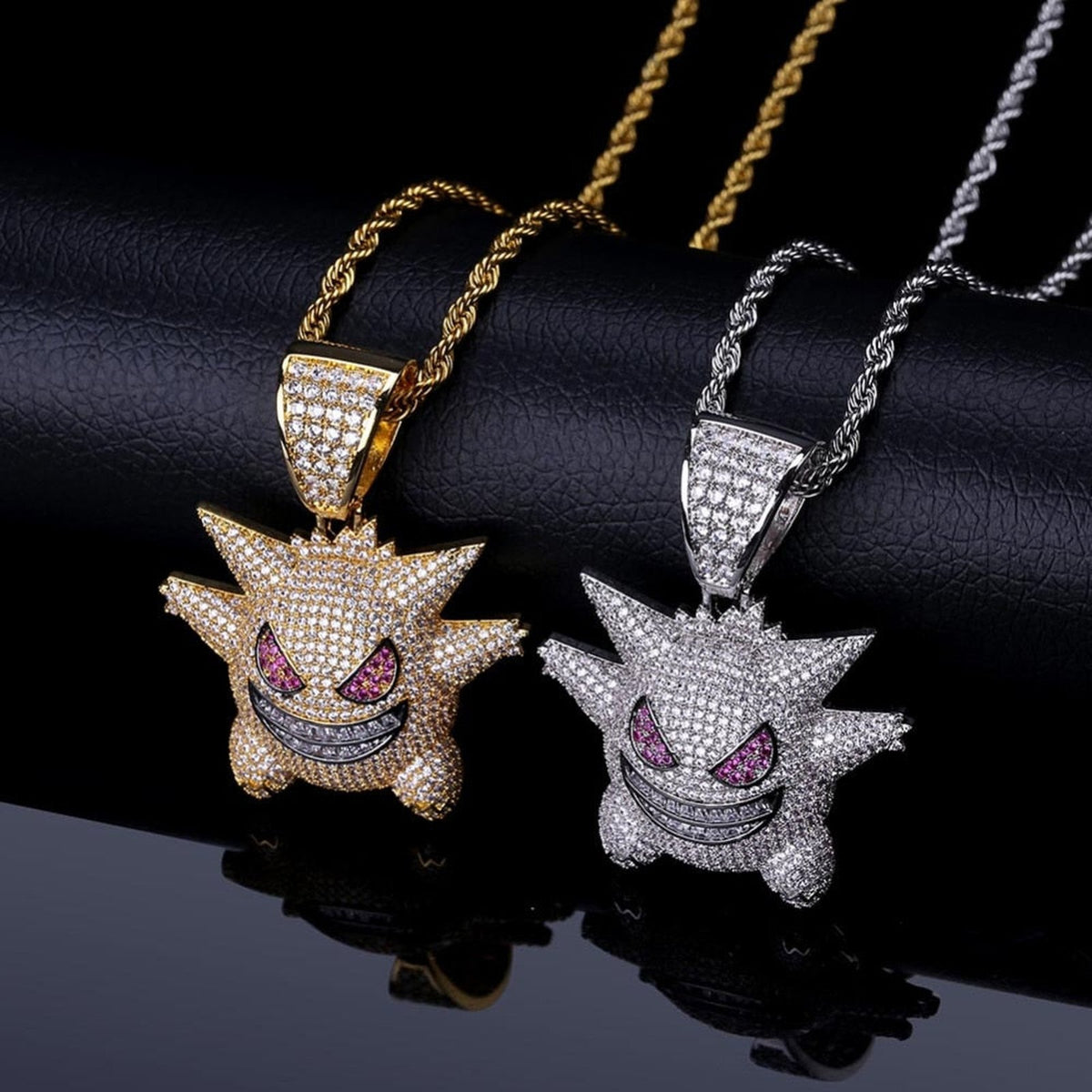 Gengar hip hop pendant necklace – photo 6
