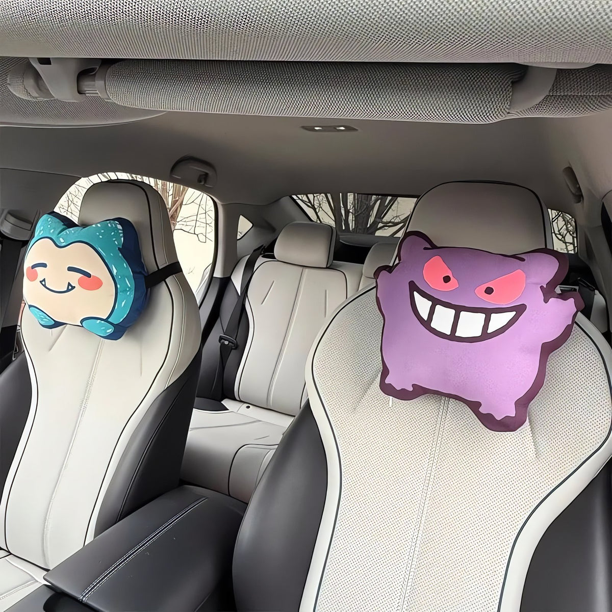 Gengar or Snorlax car neck pillow – photo 2
