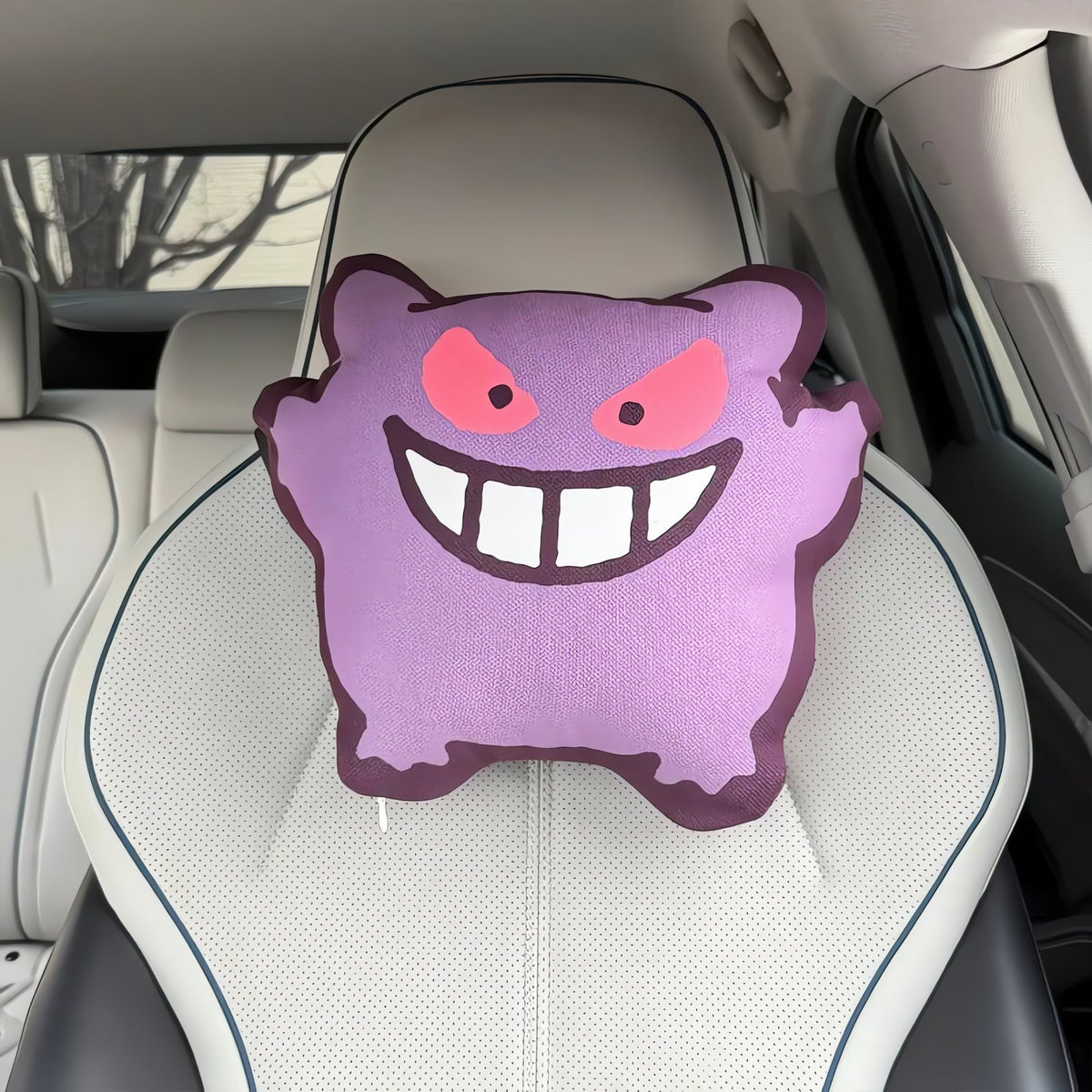 Gengar or Snorlax car neck pillow – Gengar