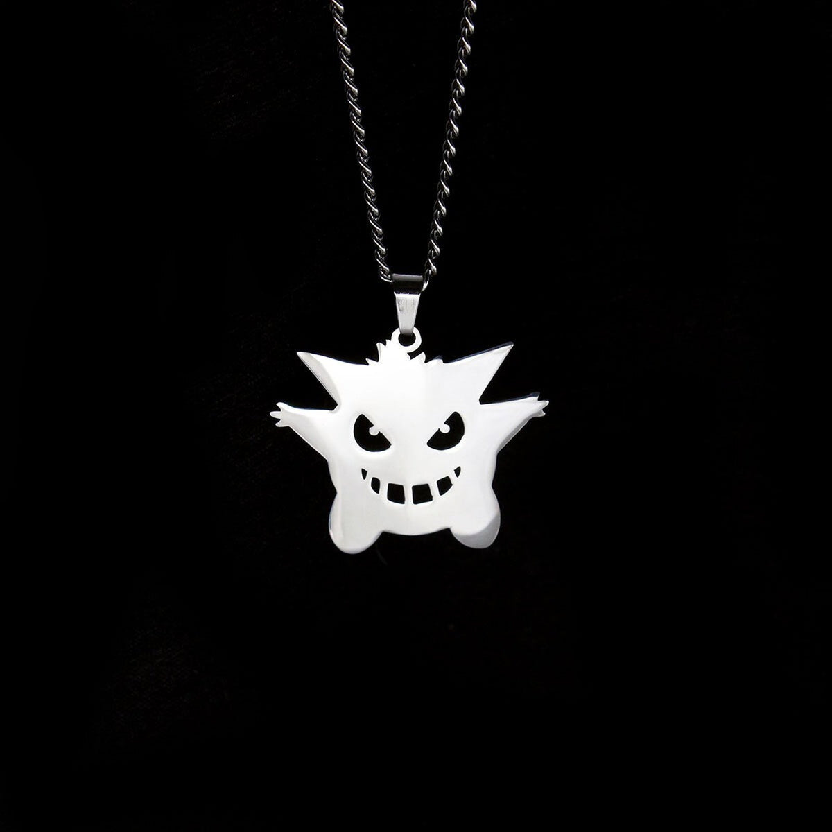 Gengar stainless steel pendant necklace
