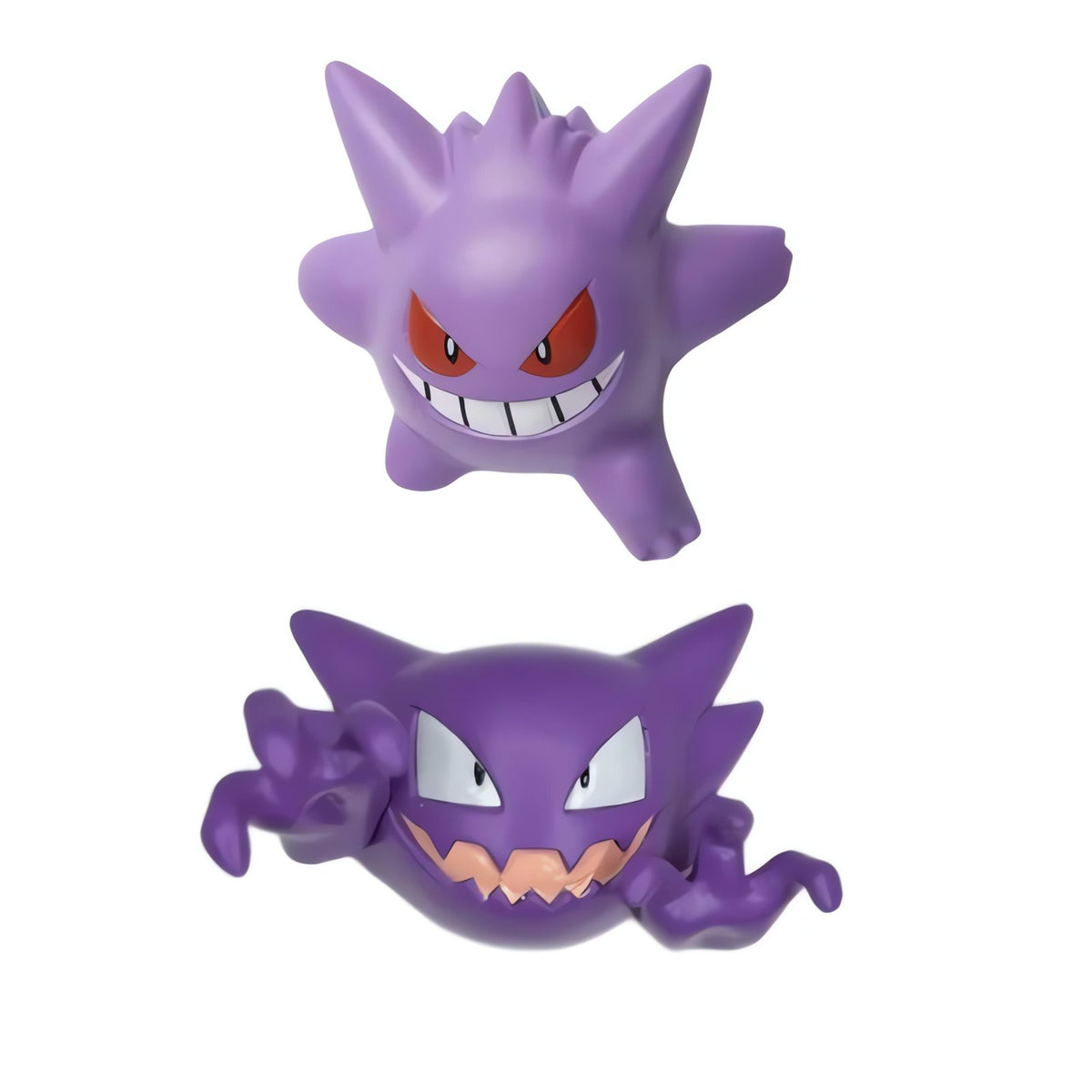 Ghost-type Pokémon figures including Gengar – Gengar and Haunter