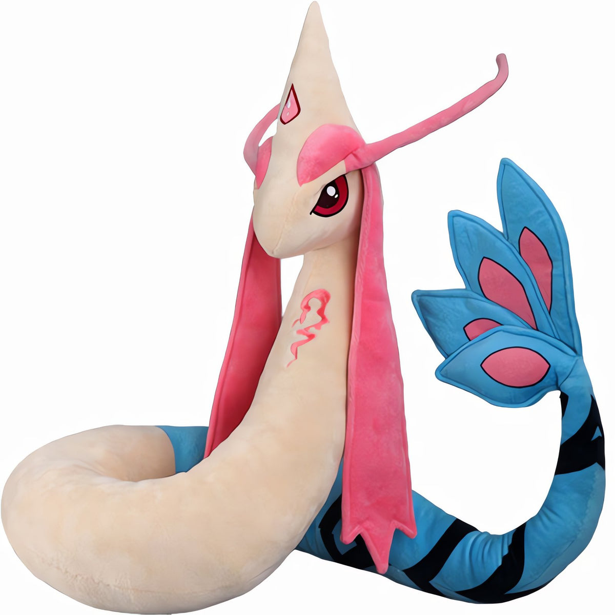Giant Milotic plush toy, 160cm long
