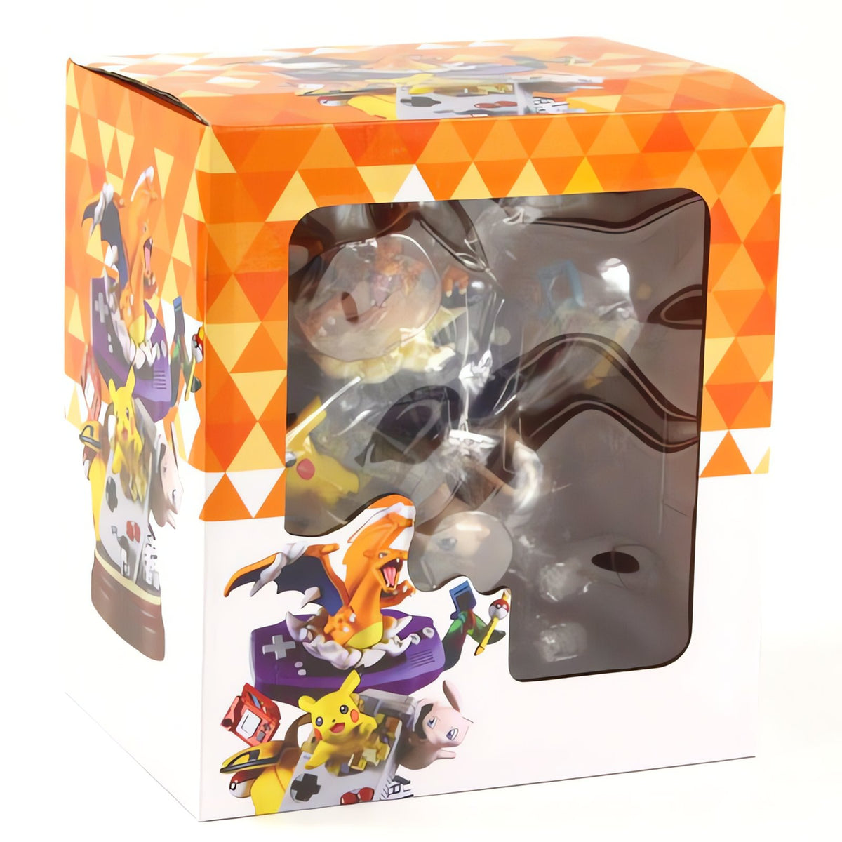 Pokémon anime figure with Gyarados or Charizard theme – Design C