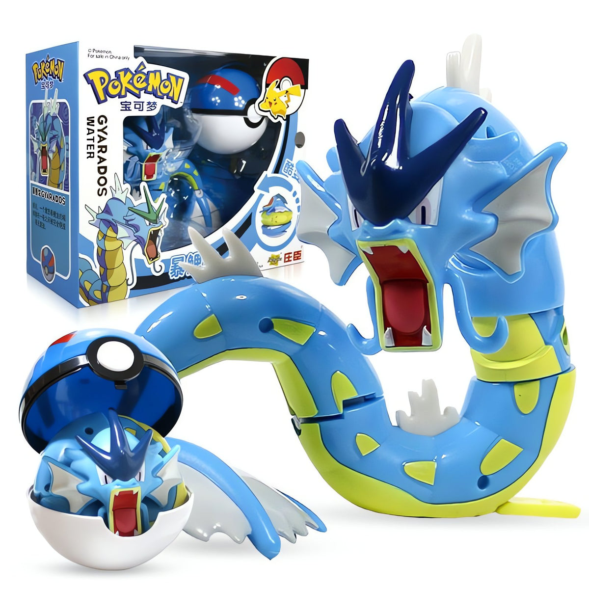 Gyarados figure with Poké Ball – photo 7
