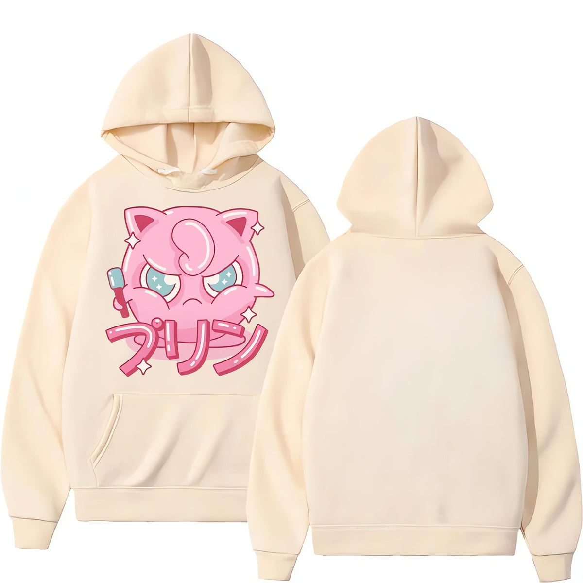 Jigglypuff hoodie – Beige