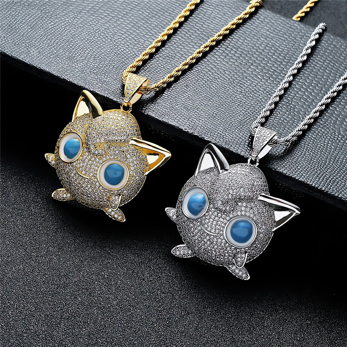 Jigglypuff pendant necklace, hip hop style – photo 8