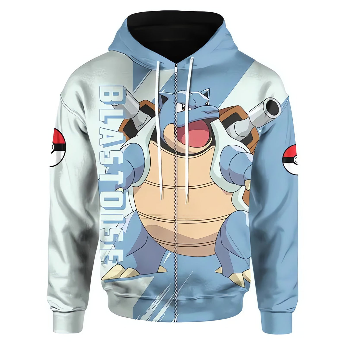 Jolteon and Blastoise Pokémon hoodies – Blastoise with Zip