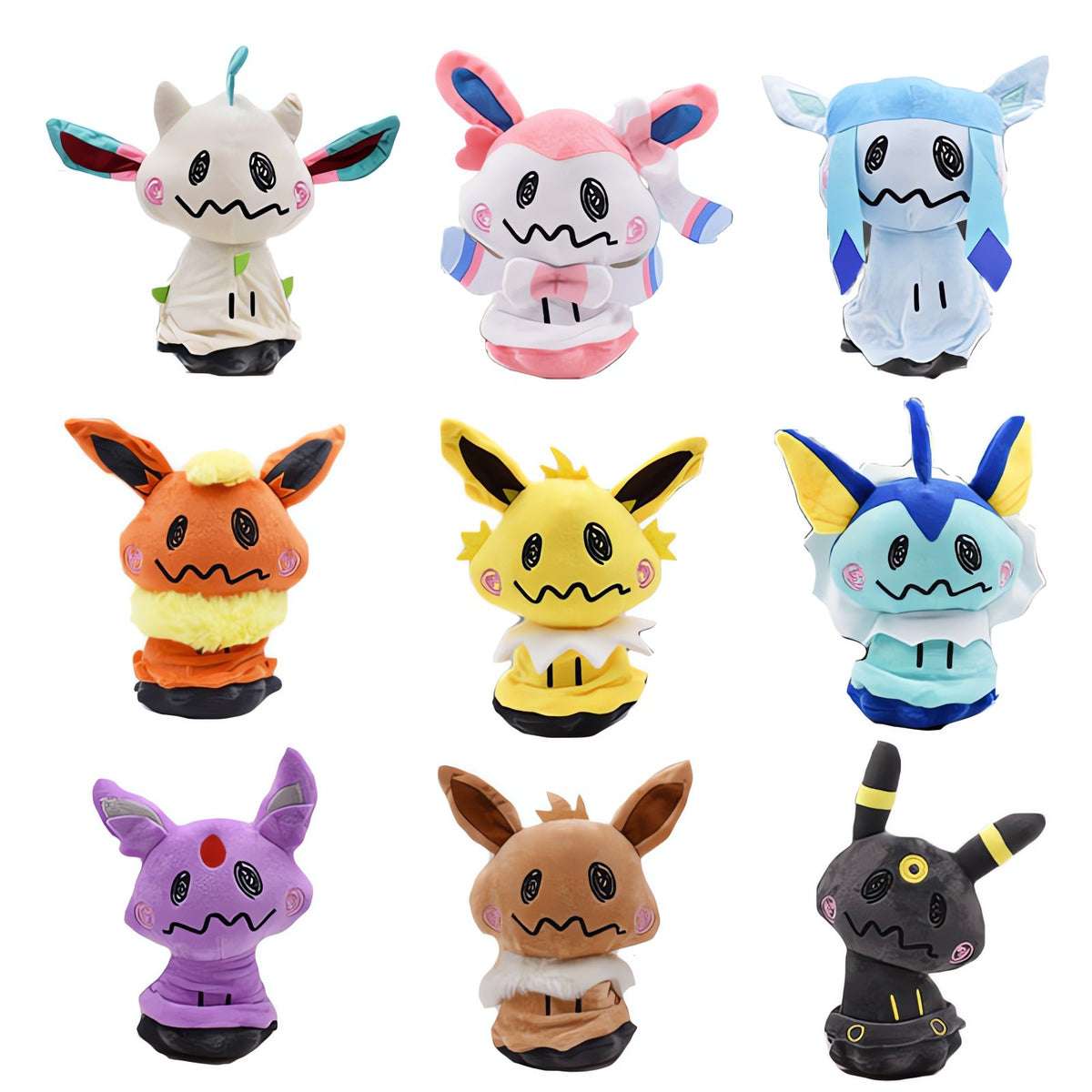 Kawaii Eevee evolution plush toys