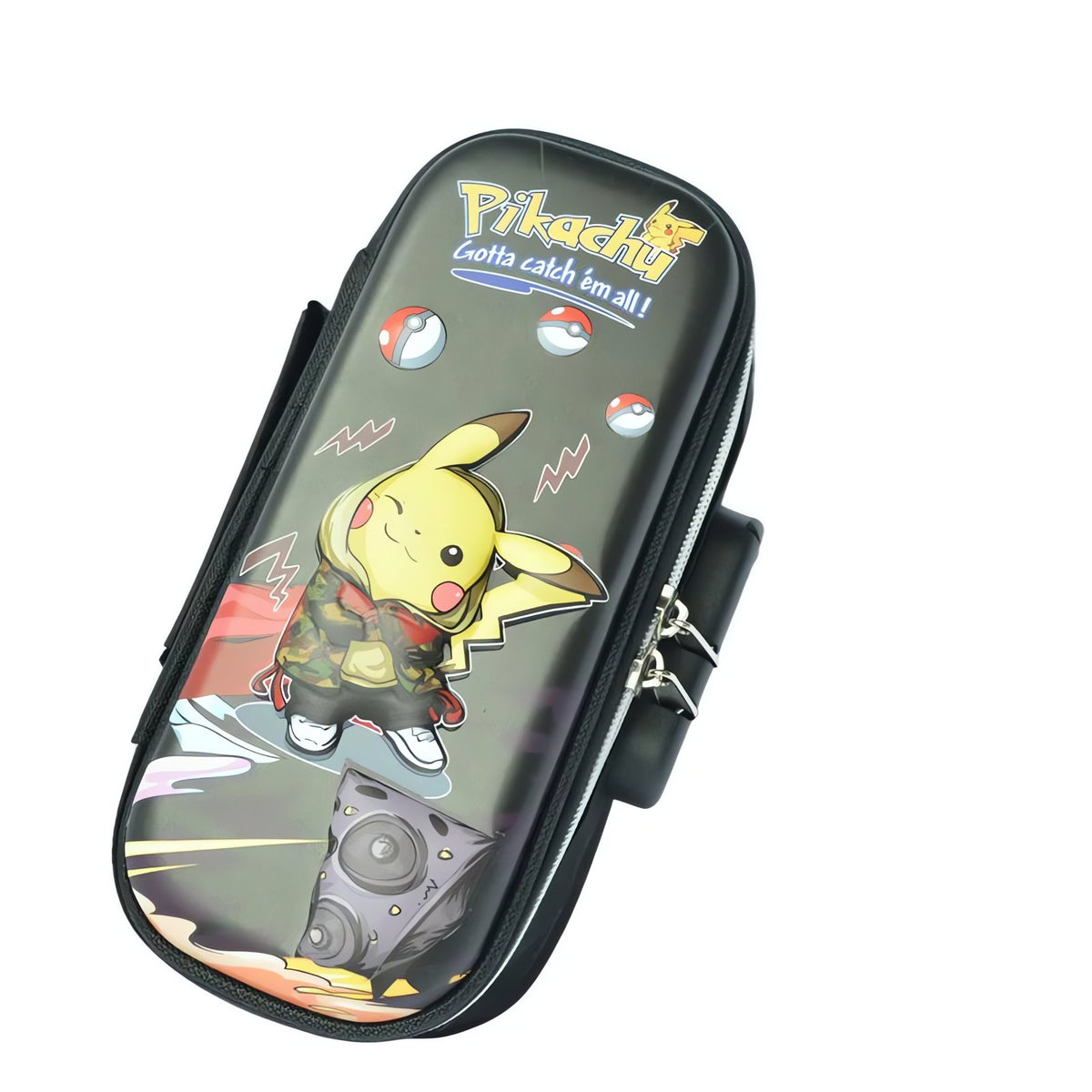 Large Pikachu pencil case with lock and handle – A