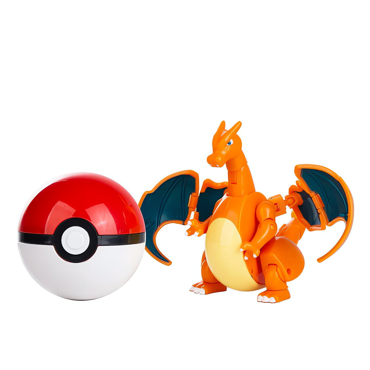 Large Poké Ball toy with Pokémon figure – photo 18