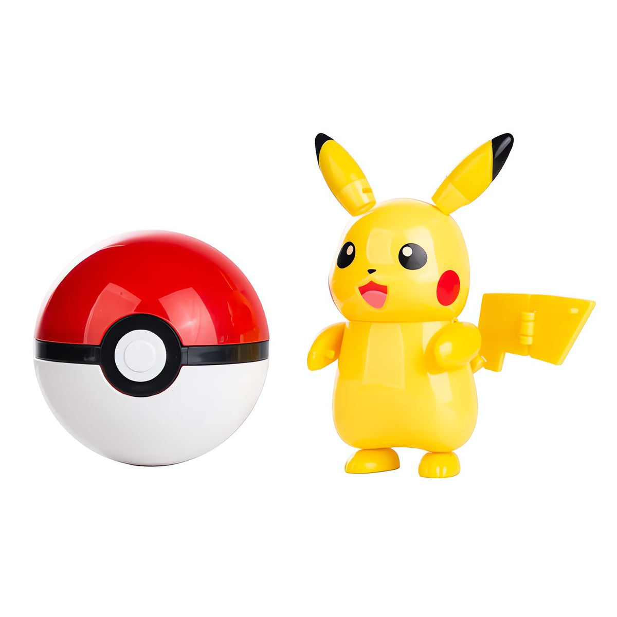 Large Poké Ball toy with Pokémon figure – photo 20