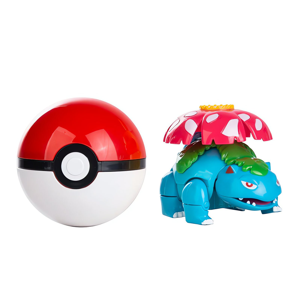 Large Poké Ball toy with Pokémon figure – photo 8