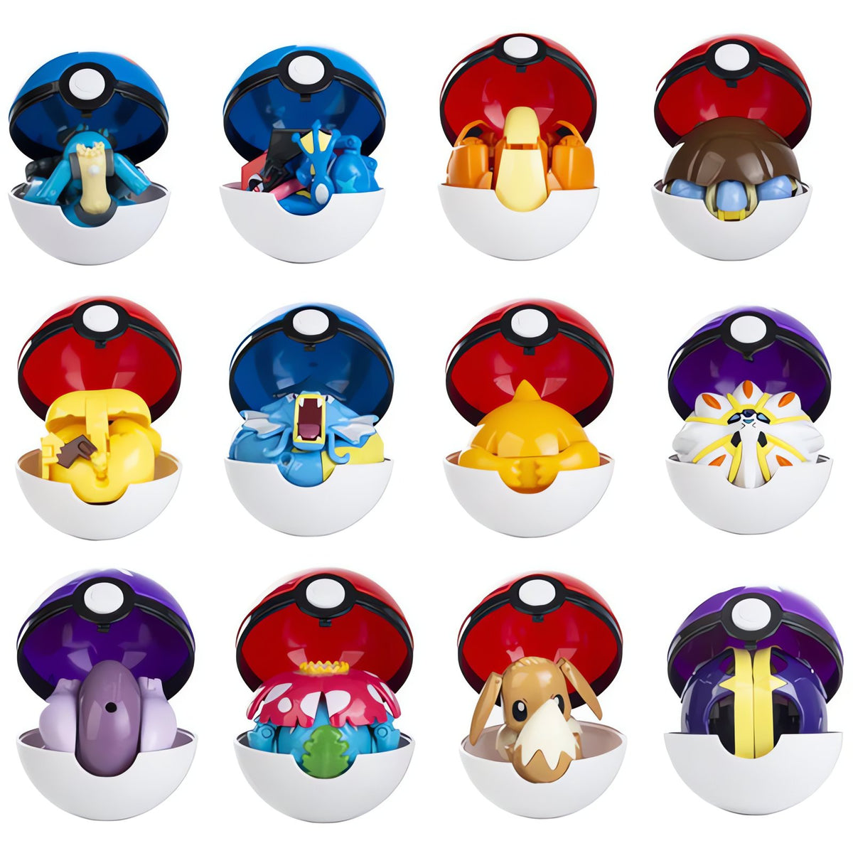 Large Poké Ball with a Pokémon figure