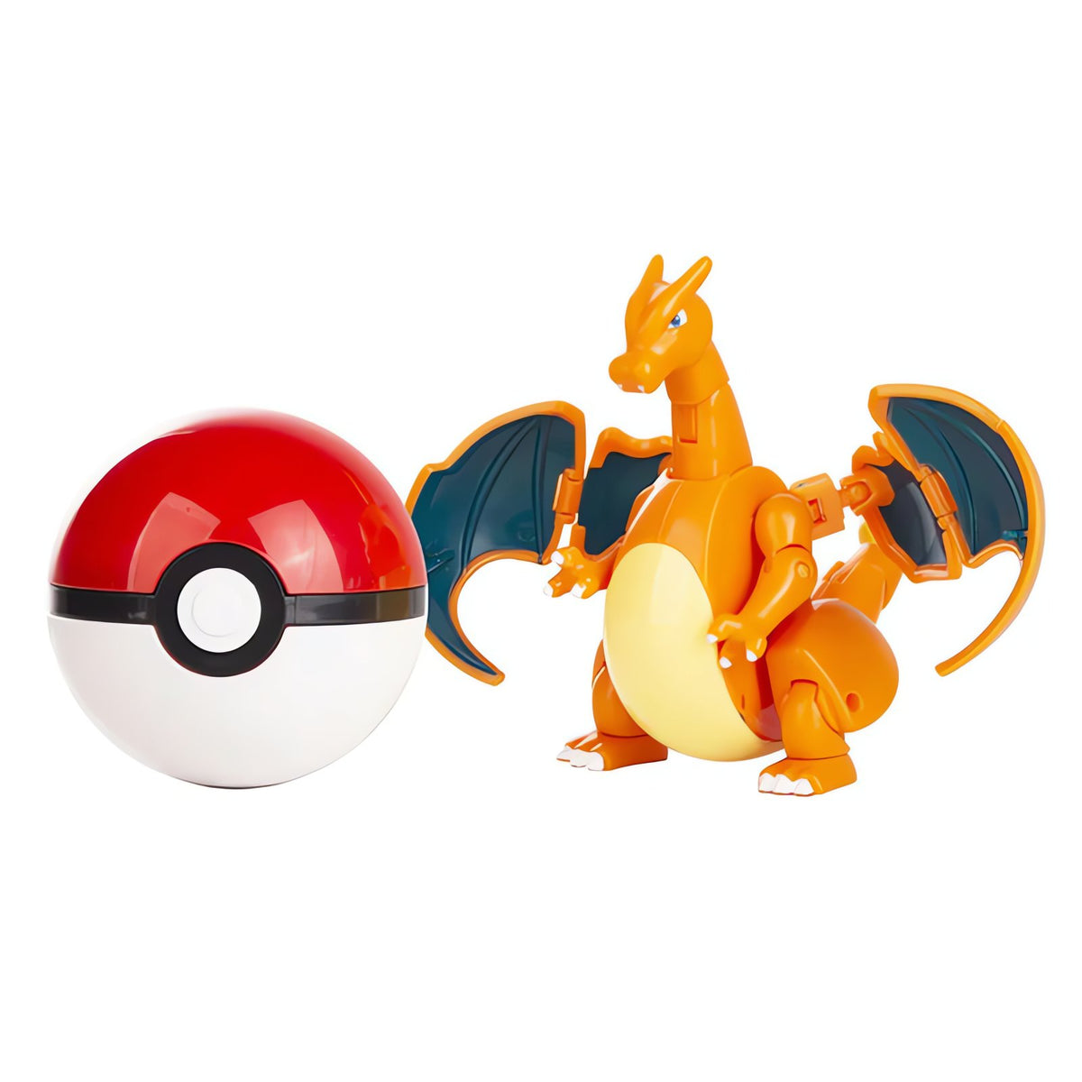 Large Poké Ball with a Pokémon figure – Charizard