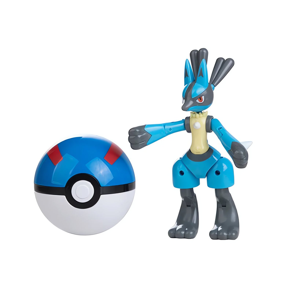 Large Poké Ball with a Pokémon figure – Lucario