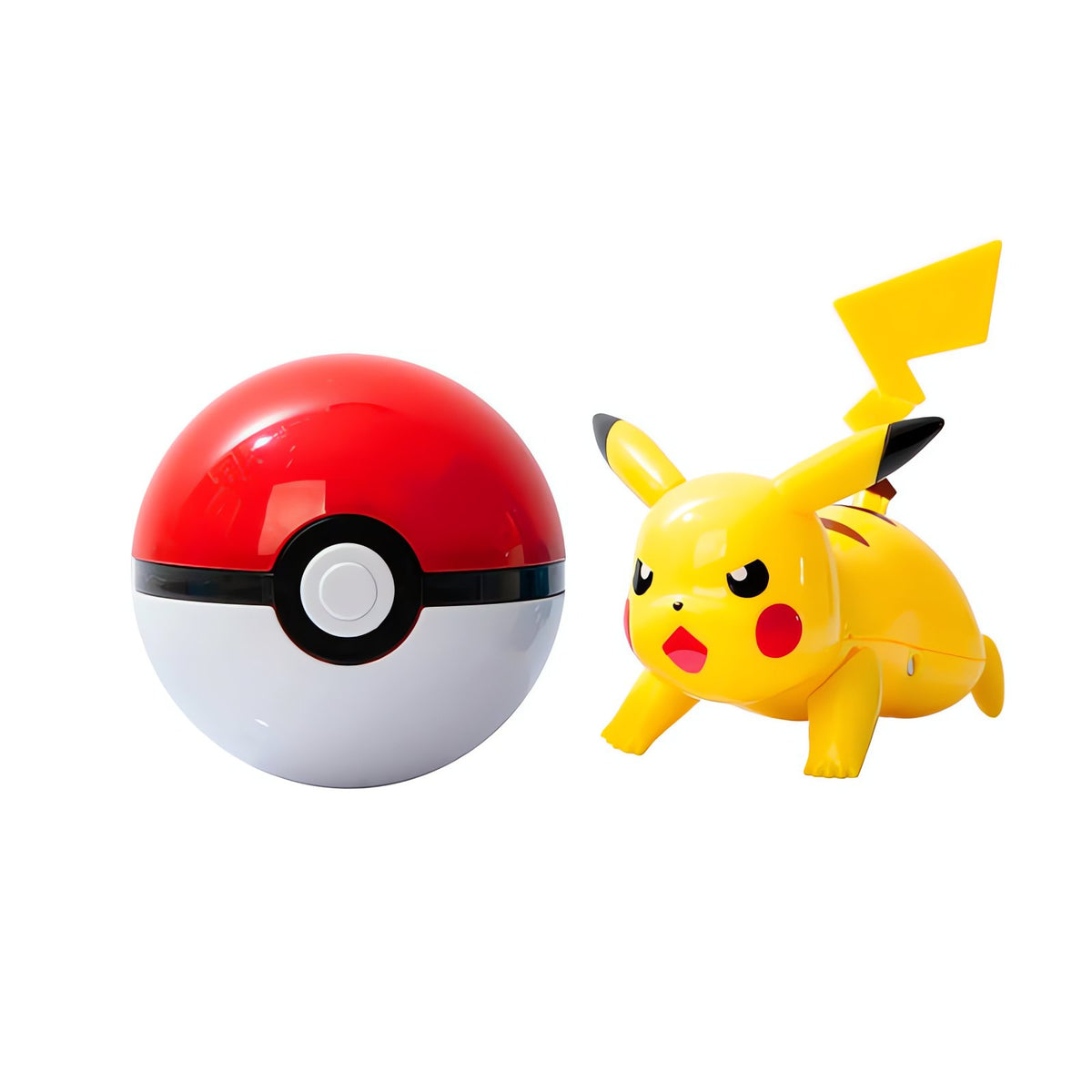 Large Poké Ball with a Pokémon figure – Pikachu