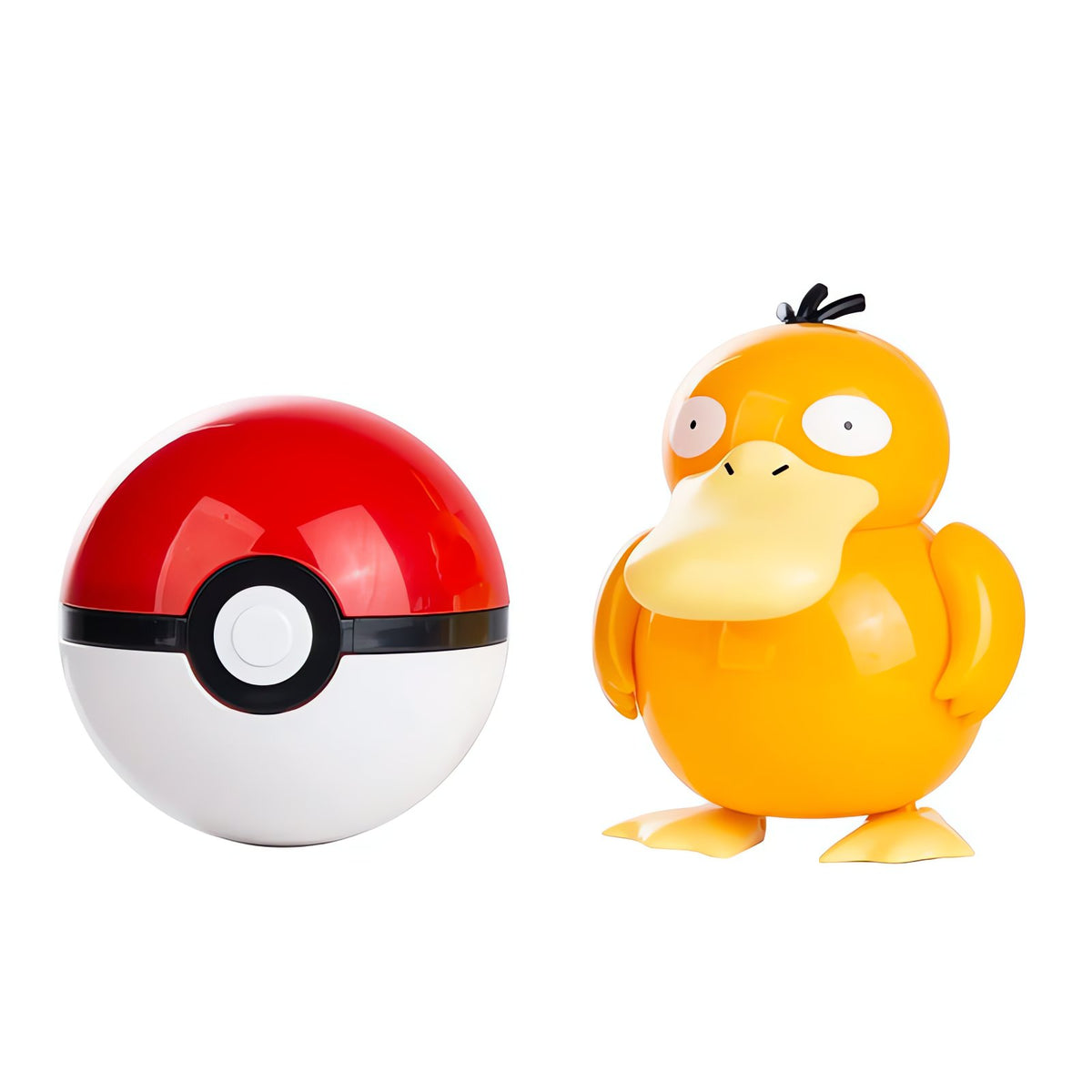 Large Poké Ball with a Pokémon figure – Psyduck