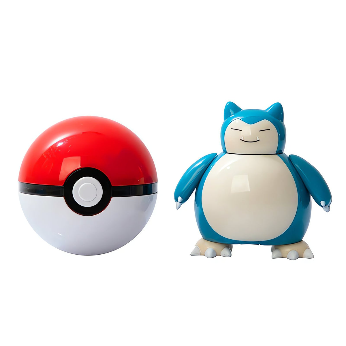 Large Poké Ball with a Pokémon figure – Snorlax